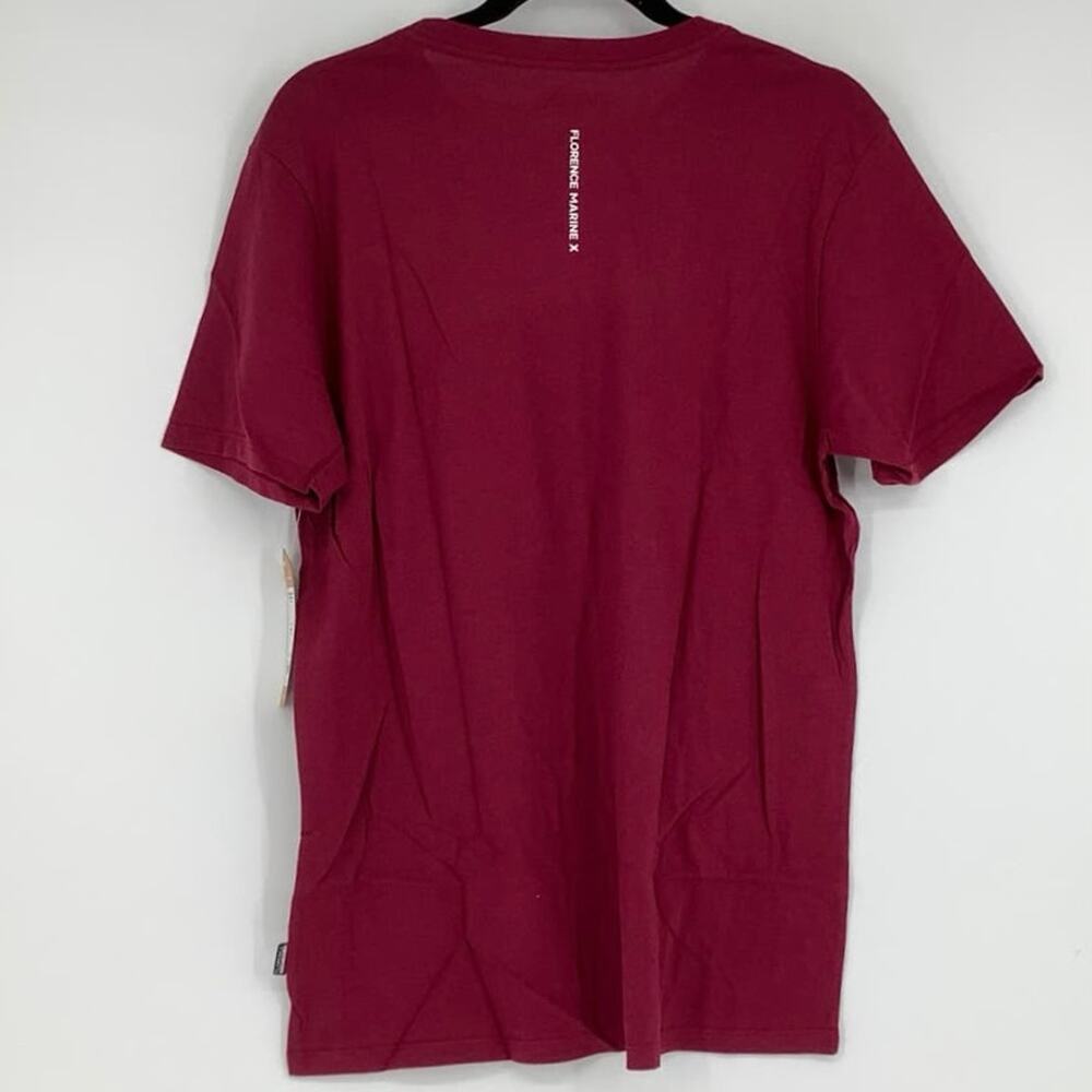 NEW Florence Marine X Men's Small Marine Exploration Maroon T-Shirt M12-5 - Picture 5 of 10